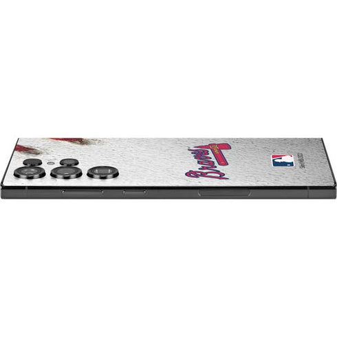 MLB Atlanta Braves Game Ball Galaxy S25 Ultra Skin